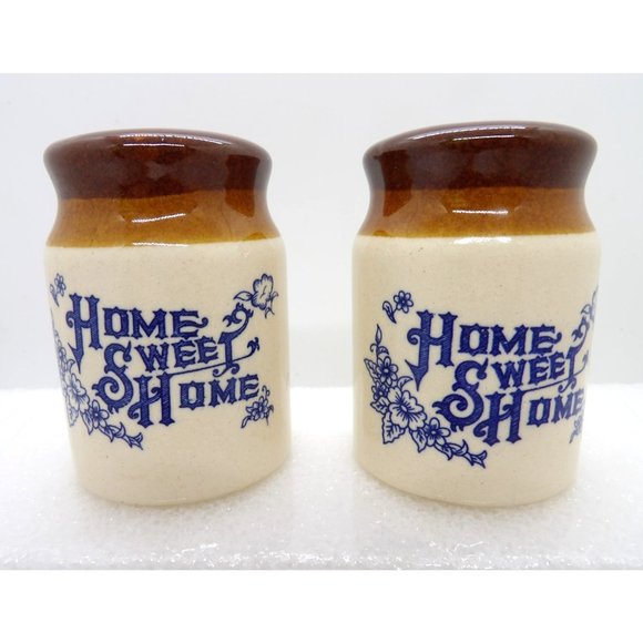 Unbranded Other - Salt and Pepper Shakers Home Sweet Home Crocks